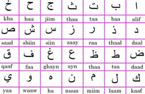 Arabic alphabet foundation program